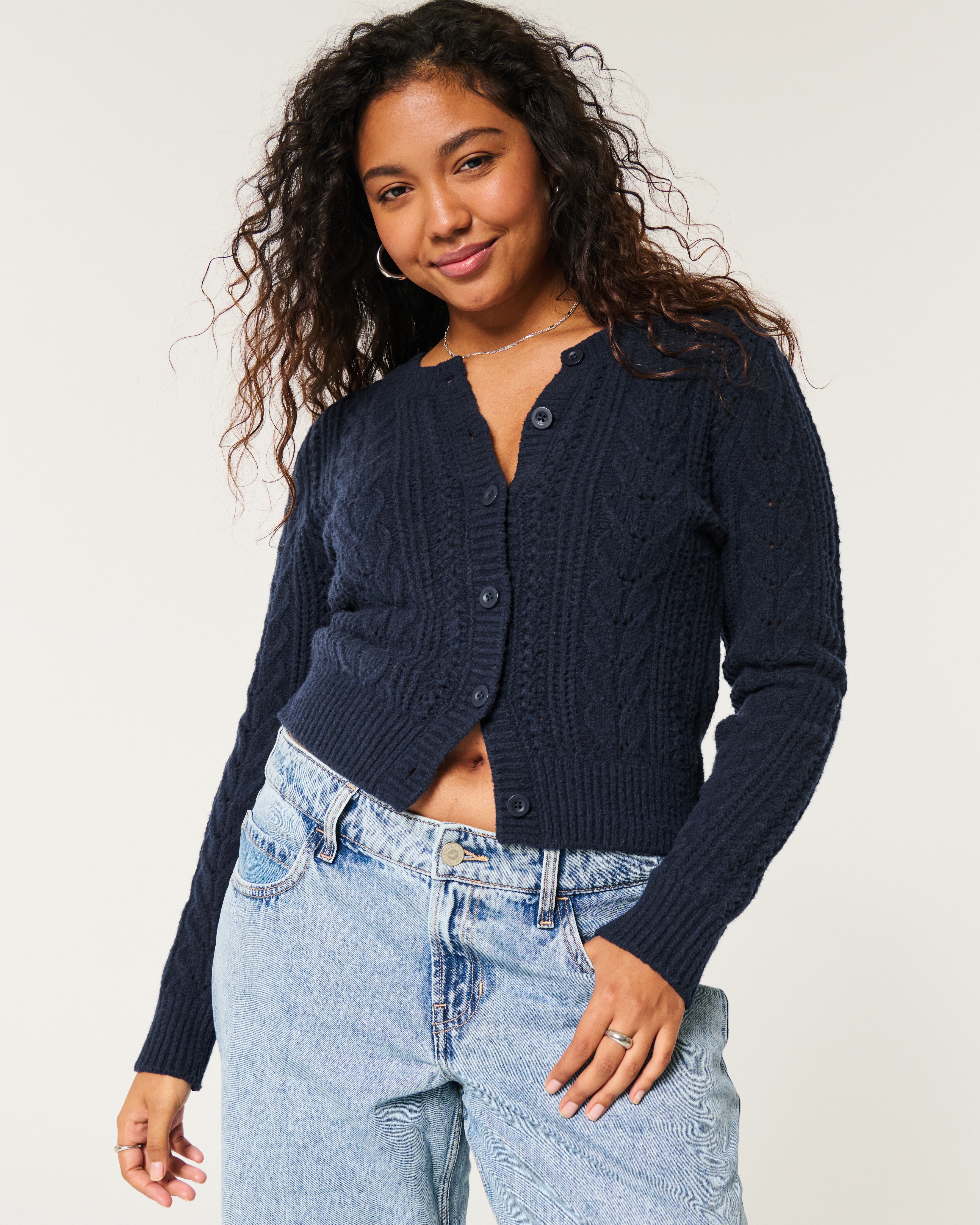 Hollister boyfriend cardigan online