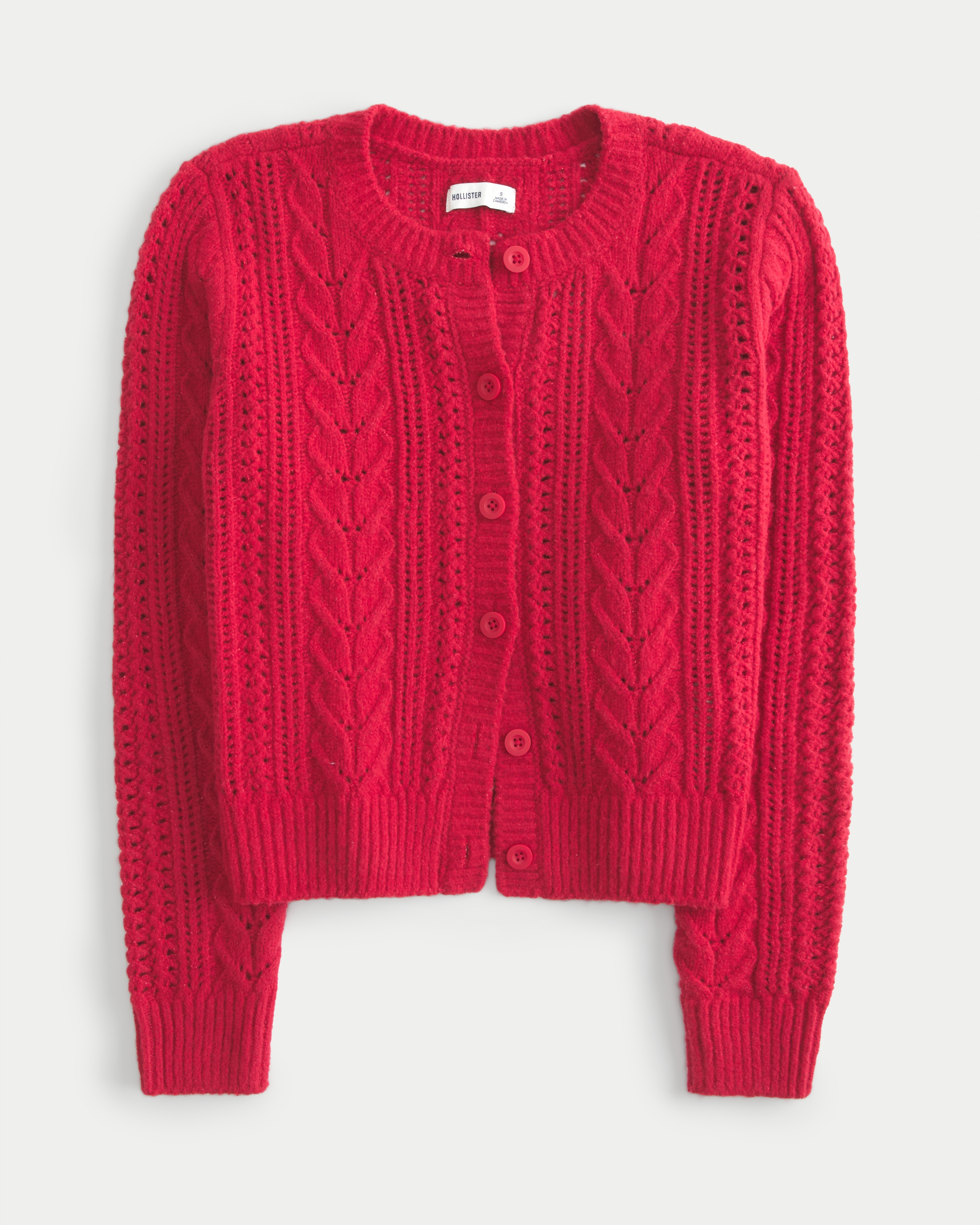 Hollister xs newest knit cardigan