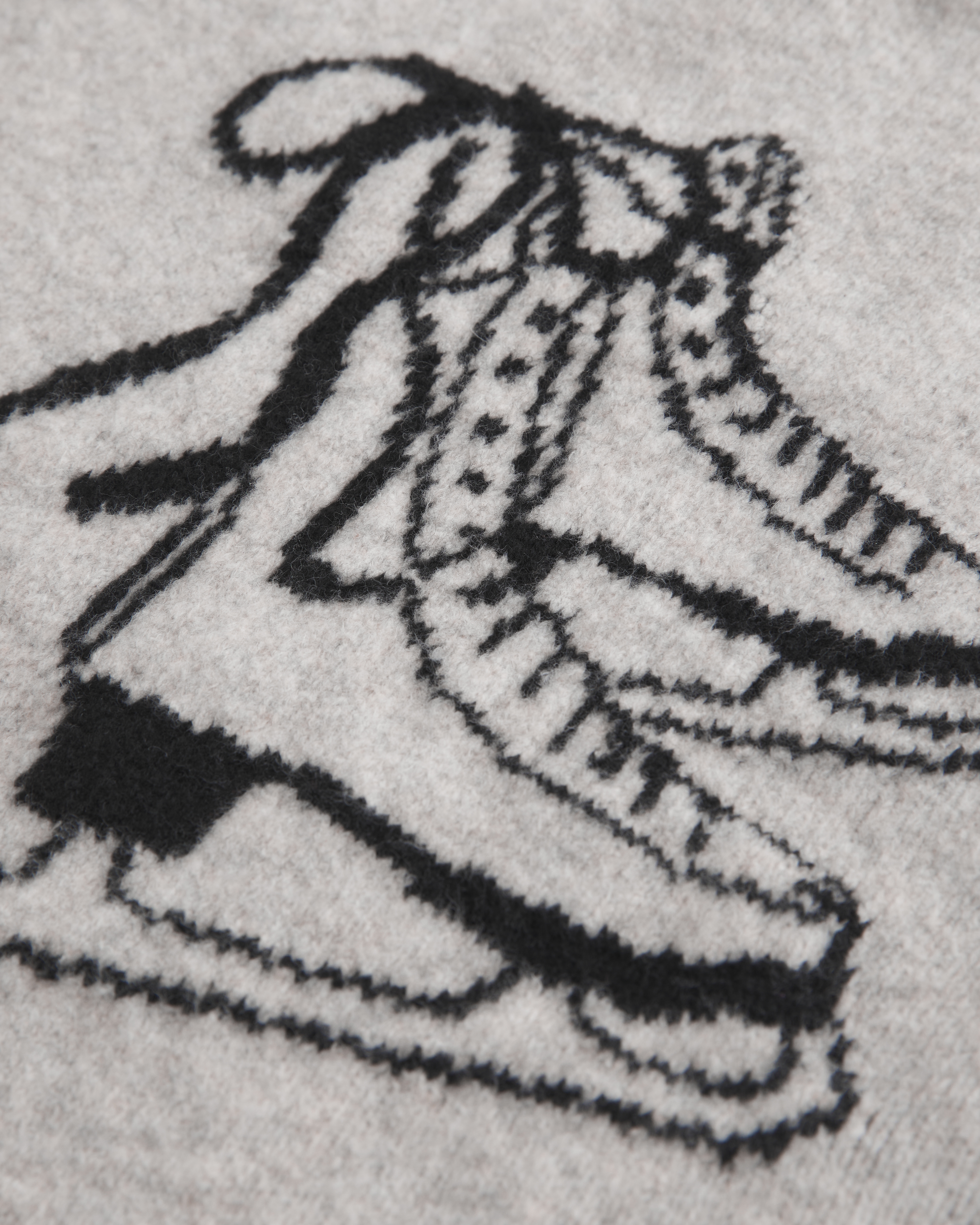 Hollister Comfy Cloud Ice Skates Graphic Crew Sweater