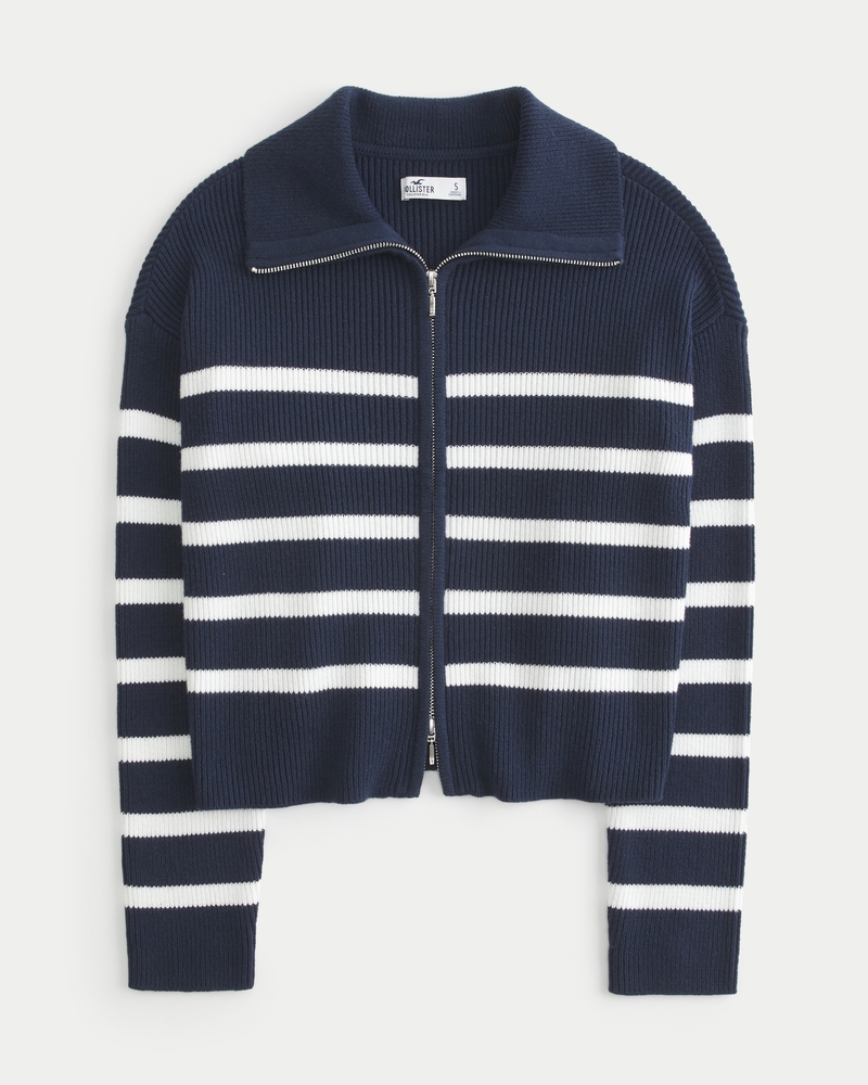 Hollister button up sweater online