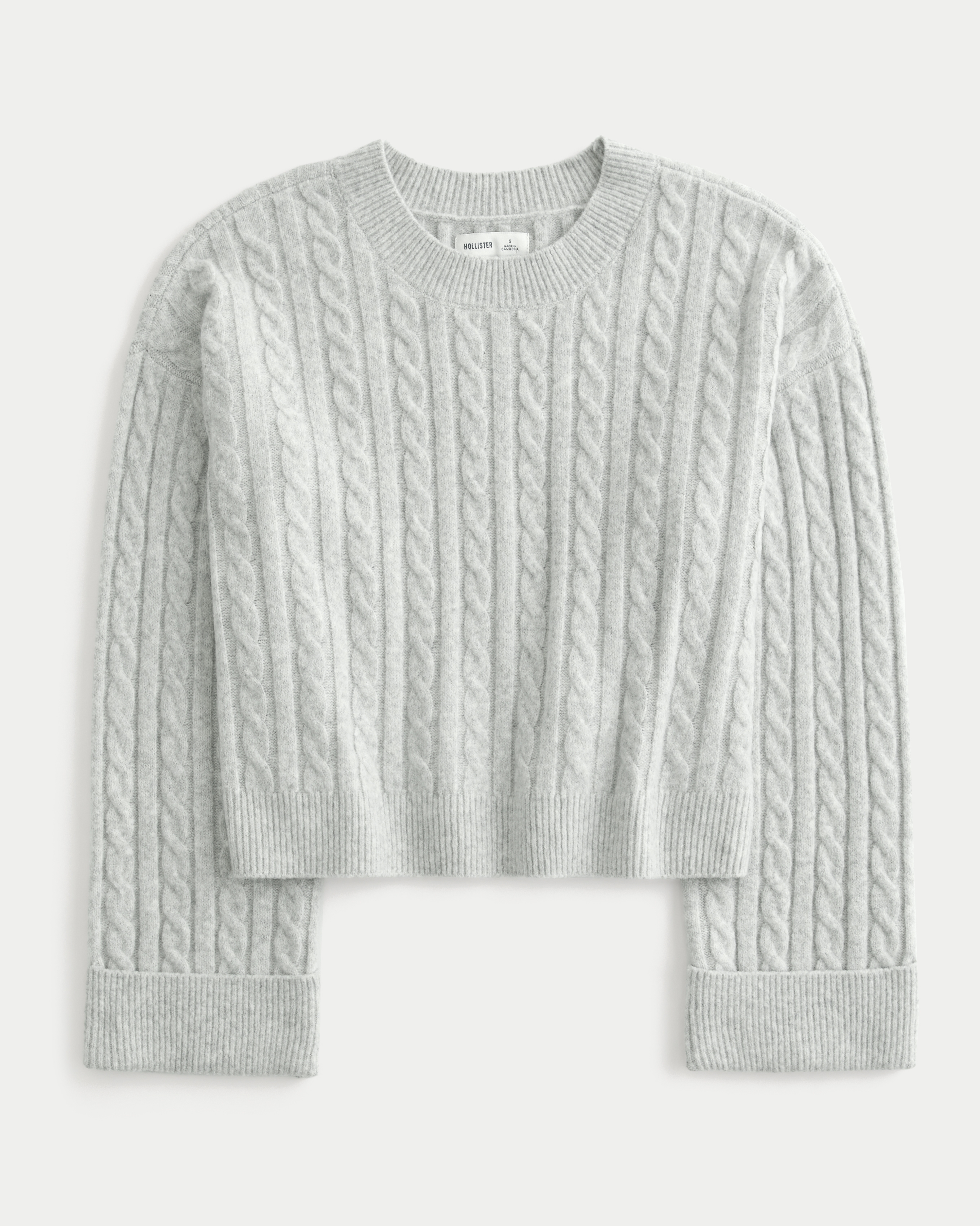 Hollister Comfy Cloud Cable-Knit Sweater