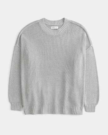 Women s Oversized Crew Sweater Women s Clearance HollisterCo