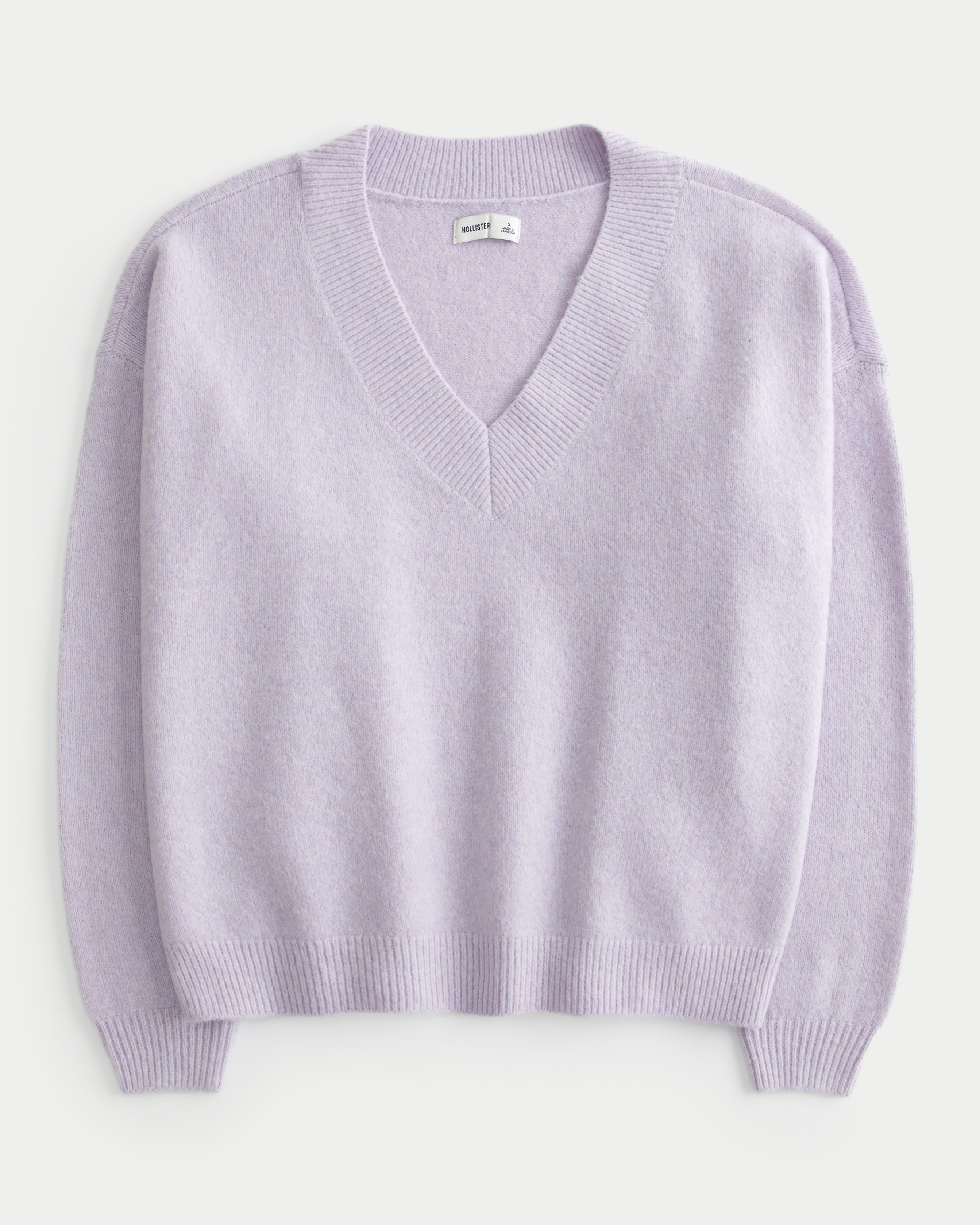 Hollister Comfy Cloud Oversized V-Neck Sweater