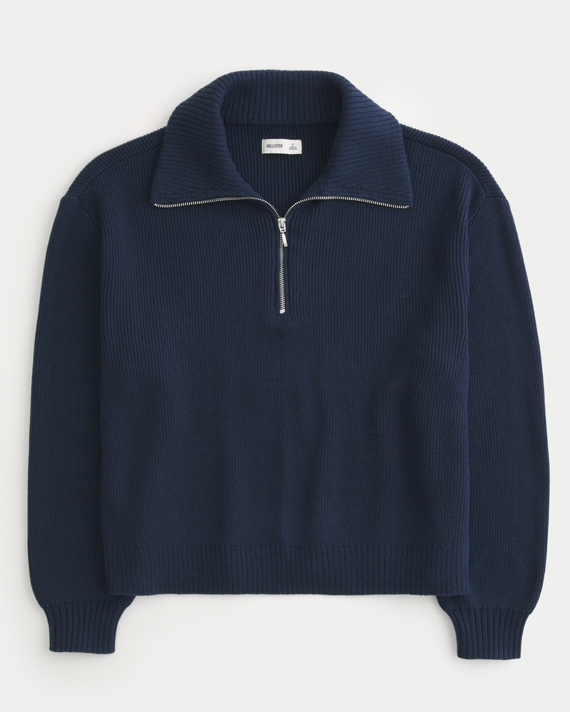 Hollister zipper sweater online