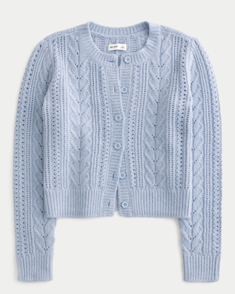 Hollister Ivory store Wool Cardigan