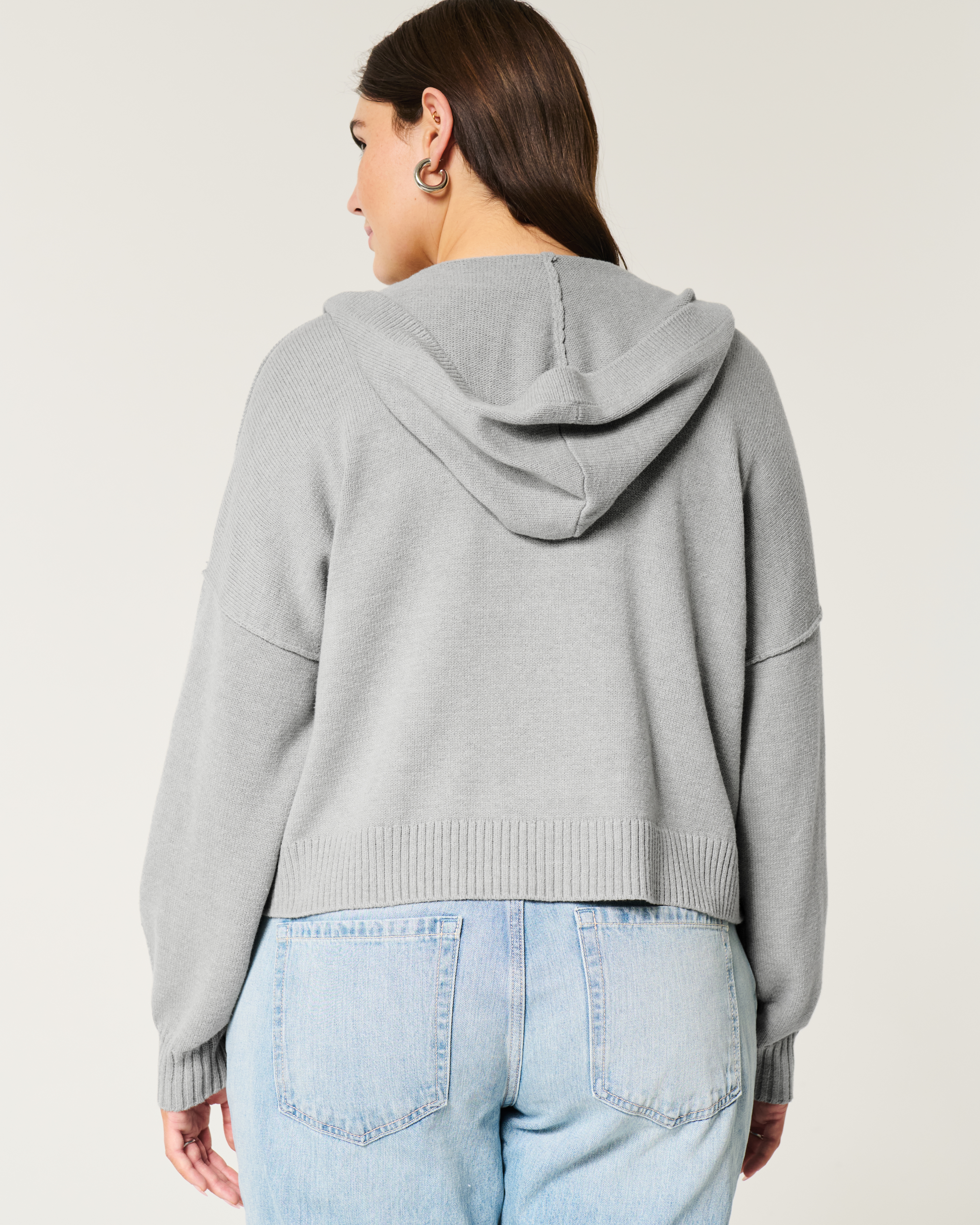 SA★Hollister5691130/×3箱 Women's Boxy Zip-Up Sweater Hoodie | Women's Clearance