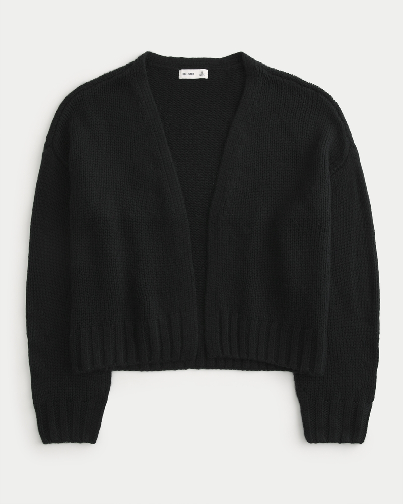 Black cardigan hollister on sale