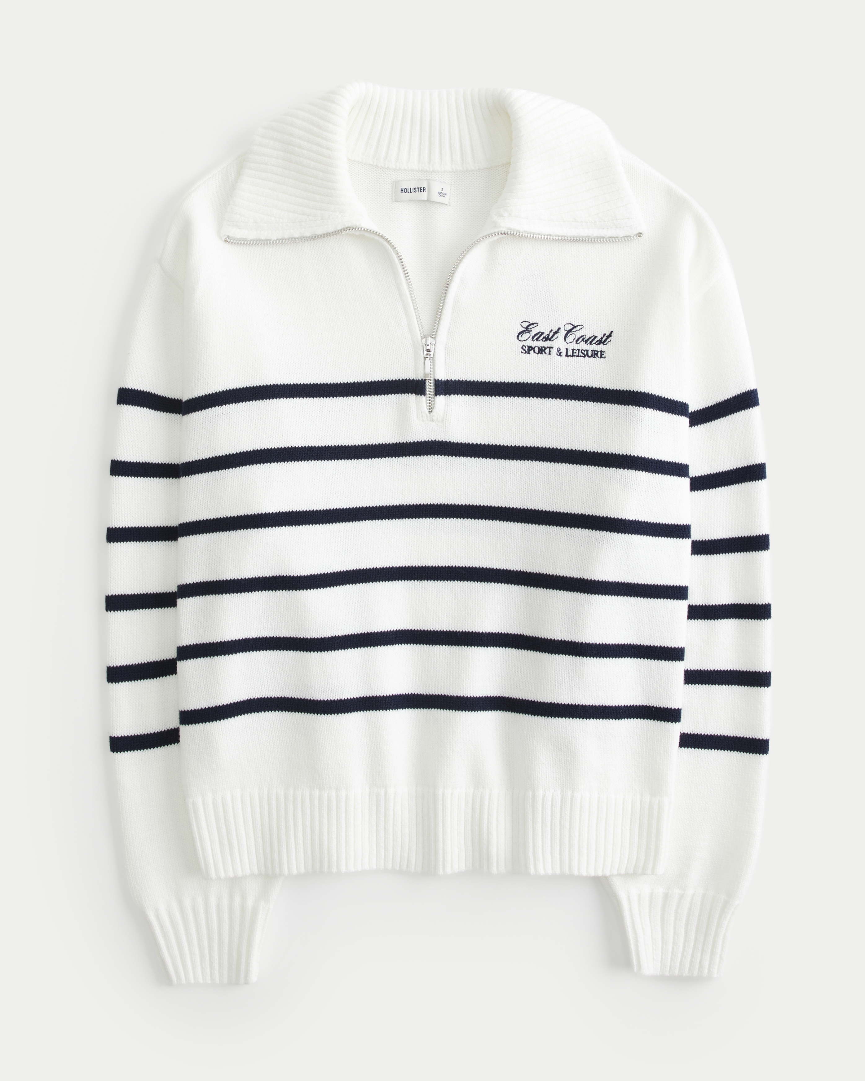 Women's Oversized Half-Zip Graphic Sweater | Women's