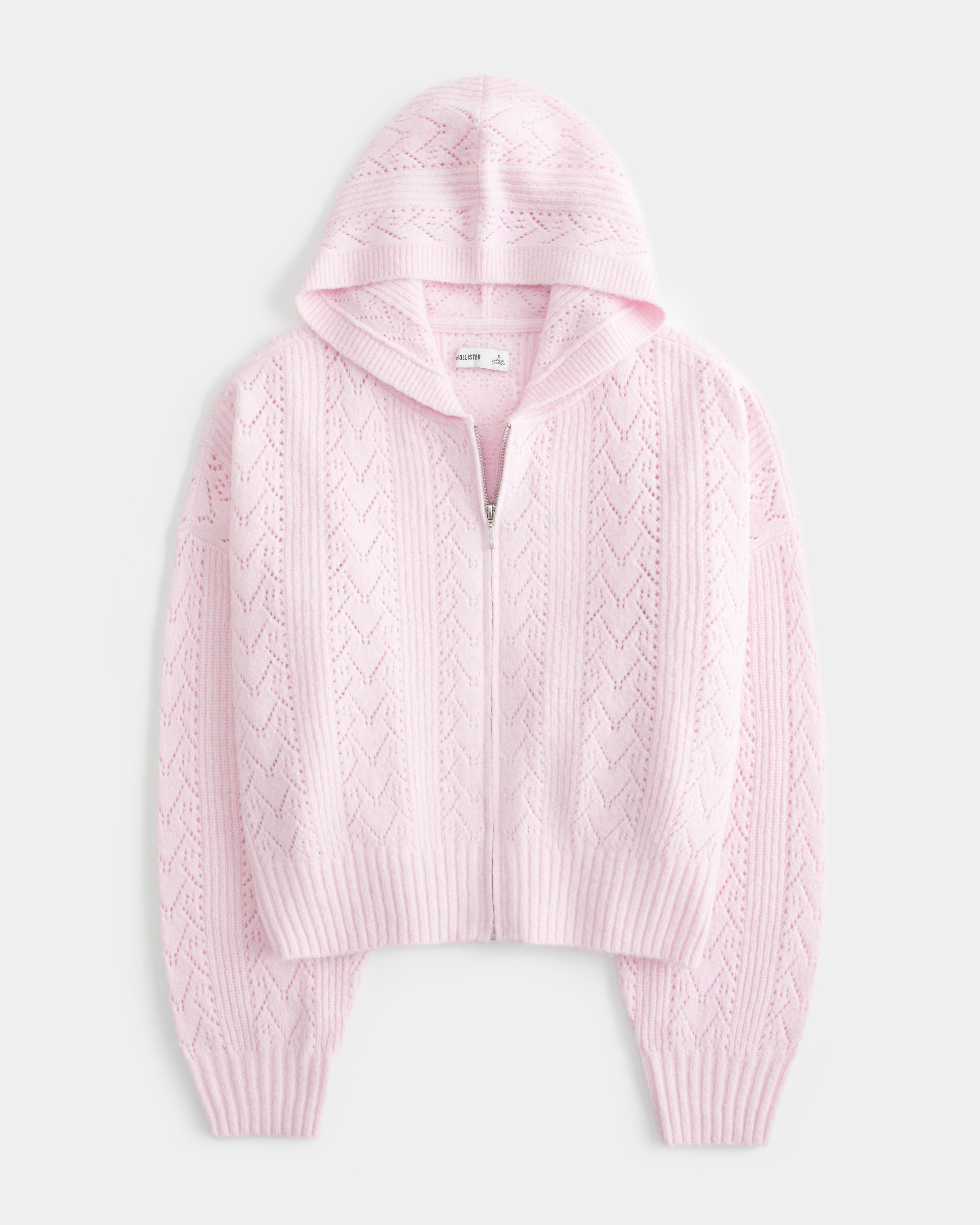 Hollister Comfy Cloud Easy Zip-Up Sweater Hoodie