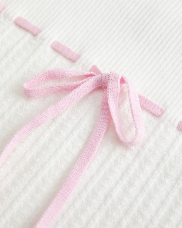 Tie-Front Sweater Tank