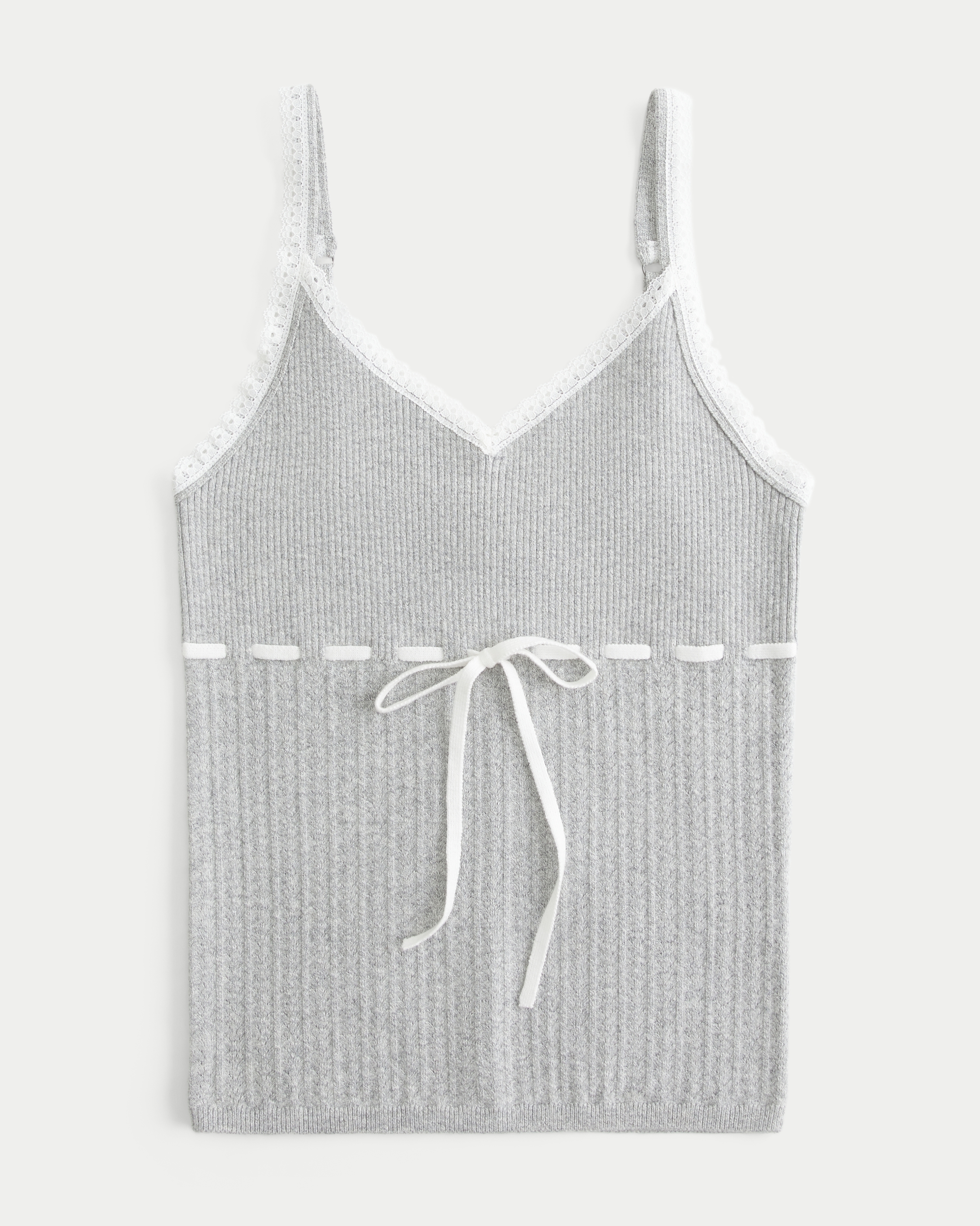 Tie-Front Sweater Tank