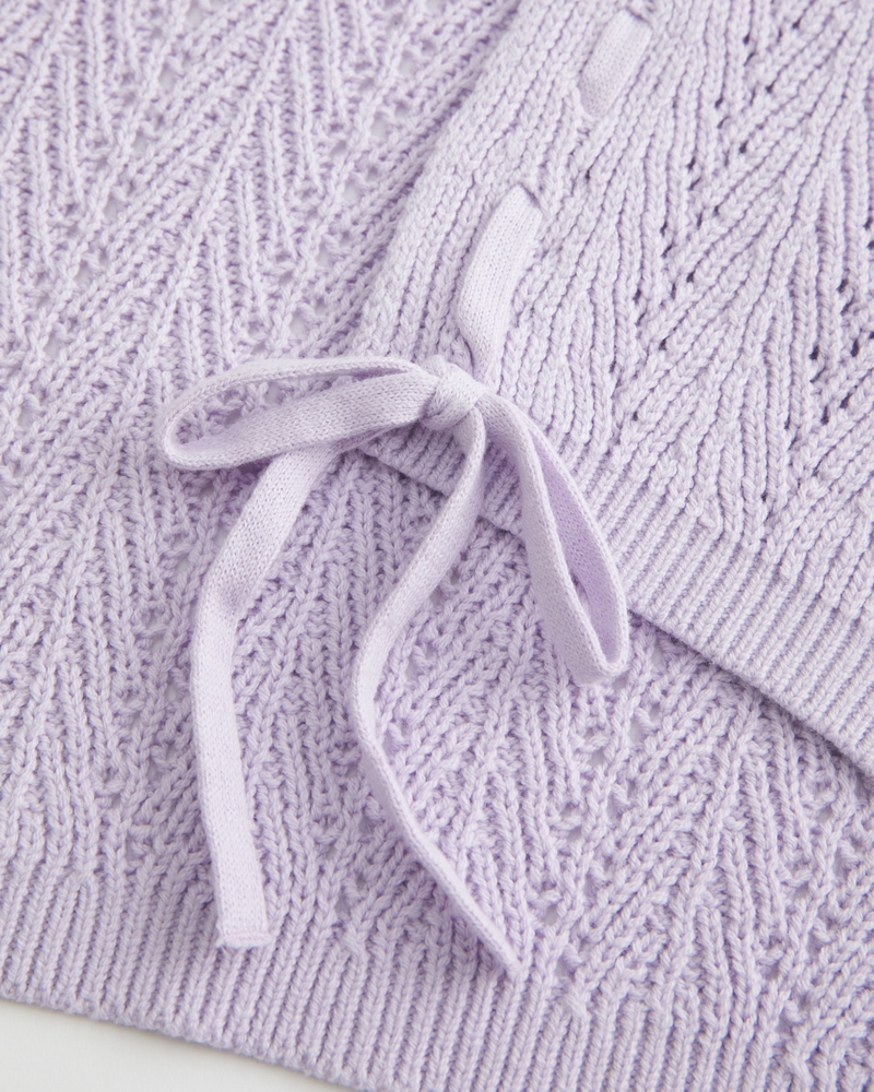 Easy Textured No-Close Cardigan