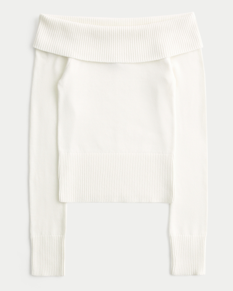 Off-the-Shoulder Sweater