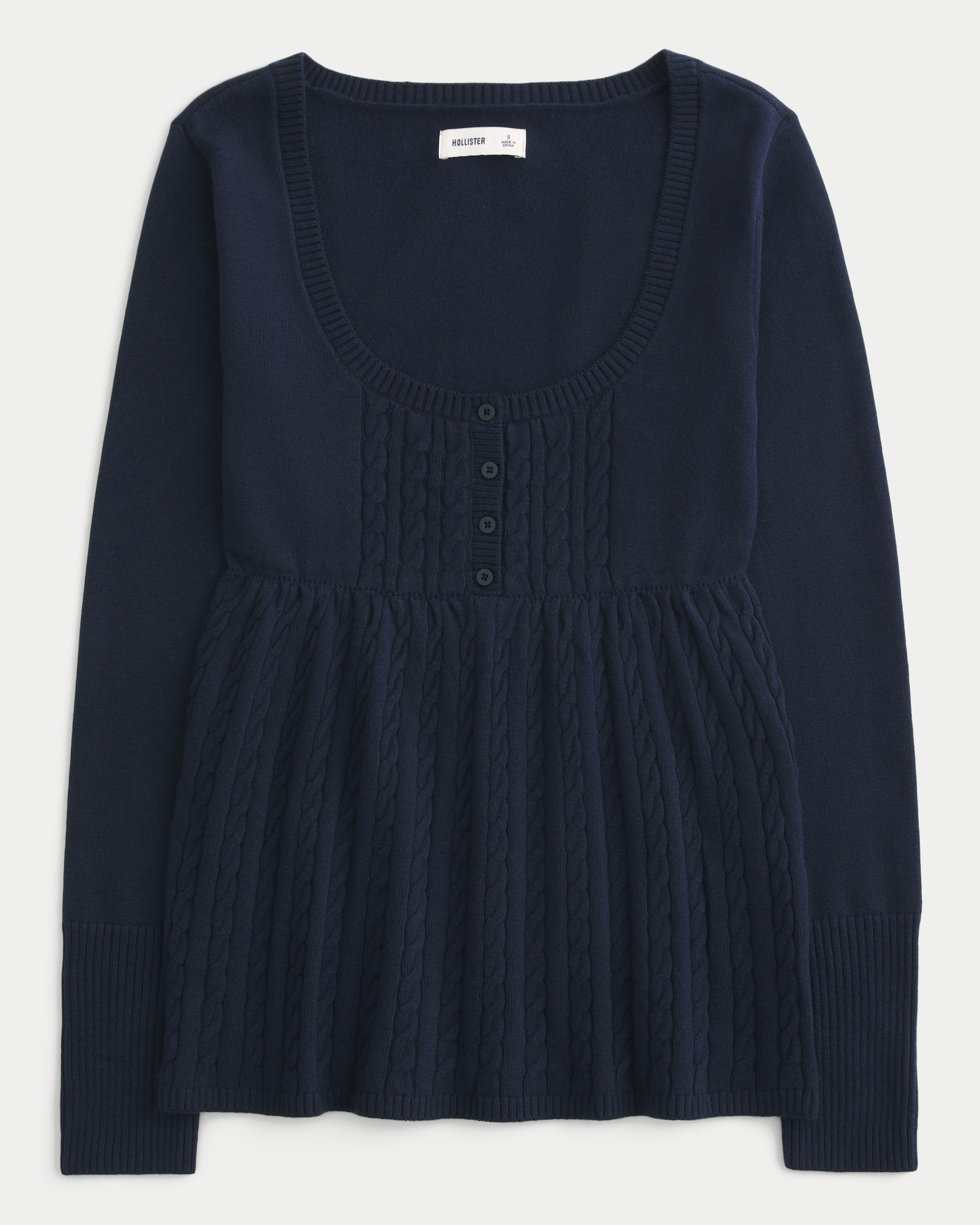 Hollister blue sweater discount