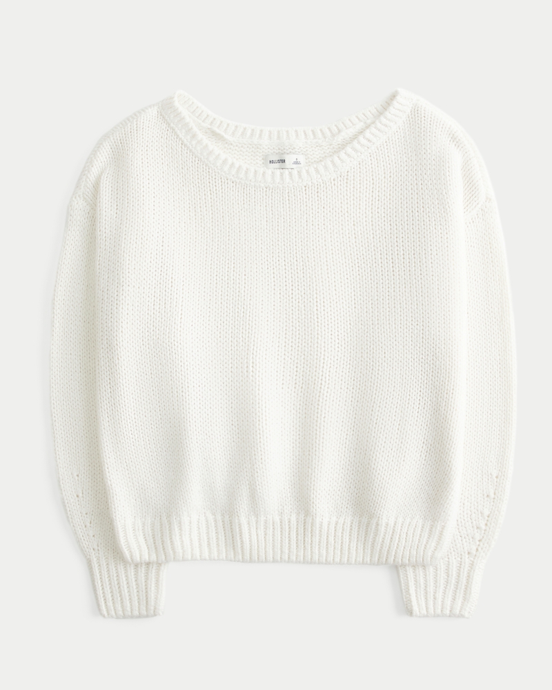 Slouchy Off-the-Shoulder Sweater