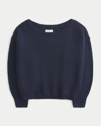 Women's Slouchy Off-the-Shoulder Sweater | Women's New Arrivals | HollisterCo.com