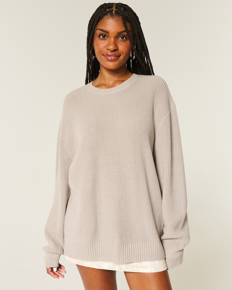 Oversized Crew Sweater