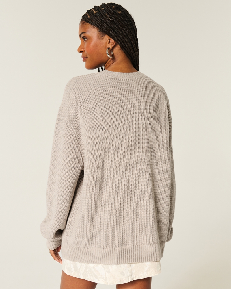 Oversized Crew Sweater