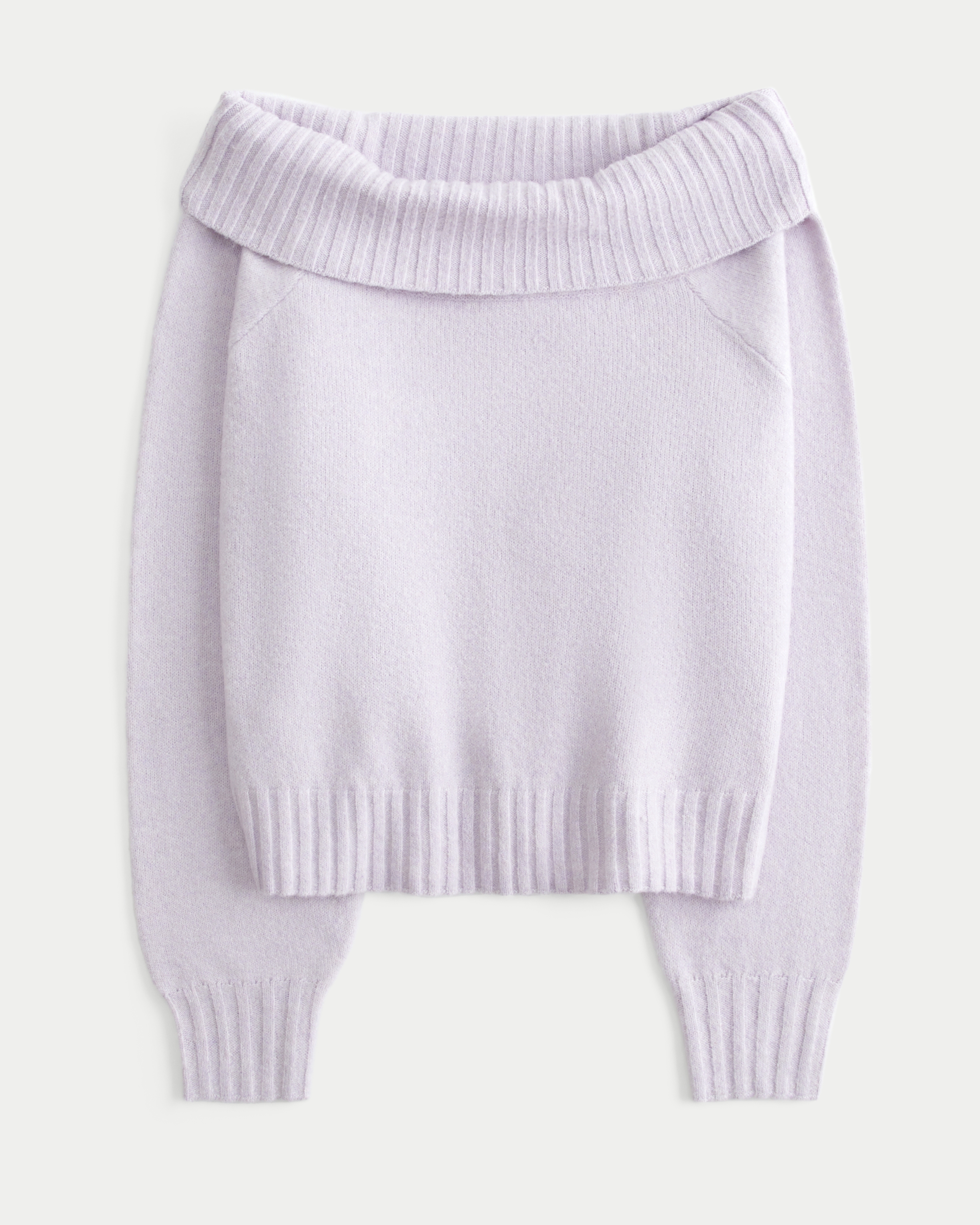 Hollister Comfy Cloud Foldover Off-the-Shoulder Sweater