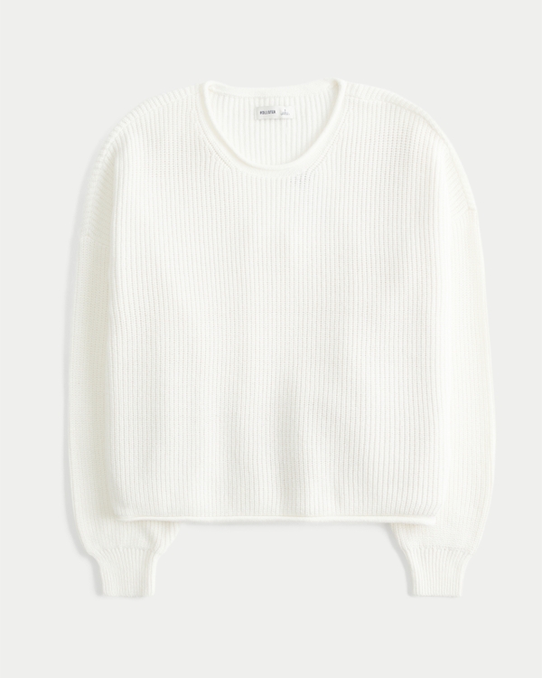 Easy Crew Sweater, Cloud White view 1