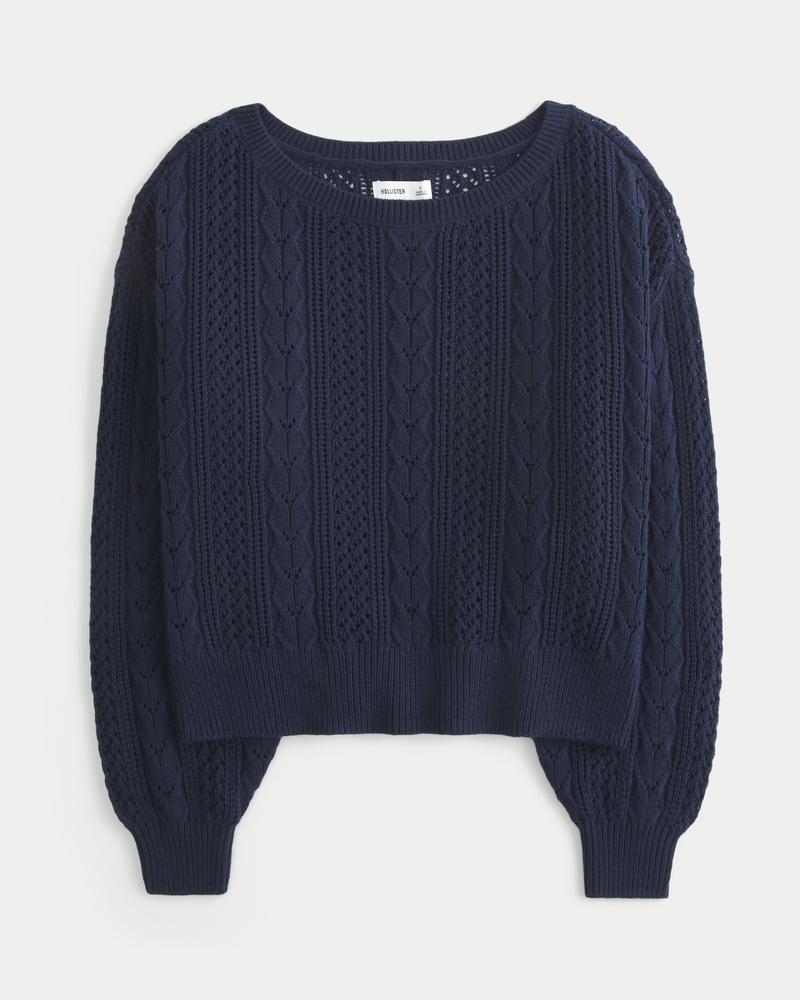 Cable-Knit Sweater