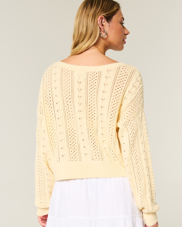 Cable-Knit Sweater