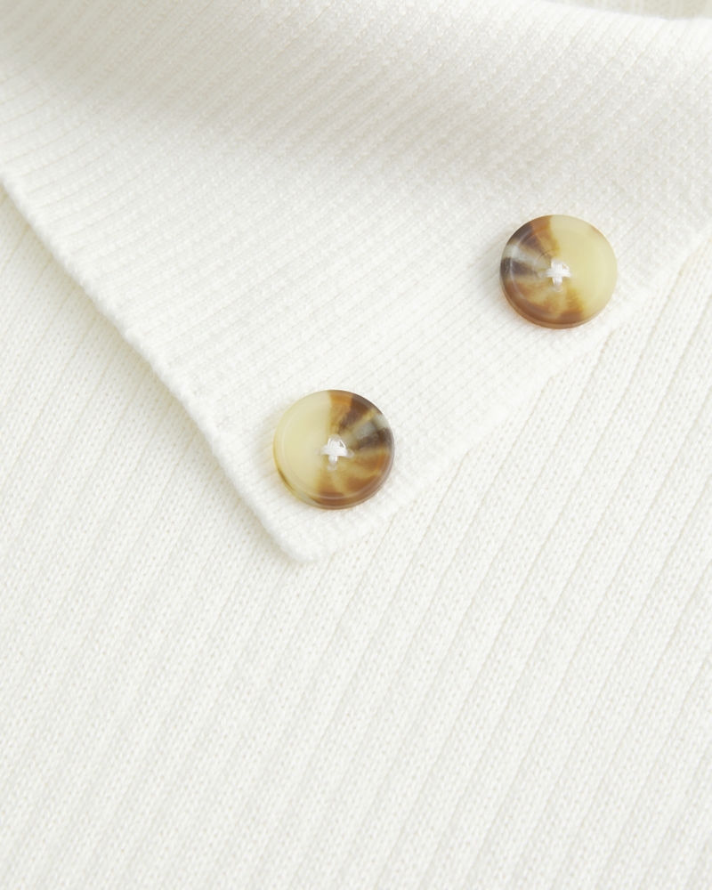 Short-Sleeve Tunic Sweater