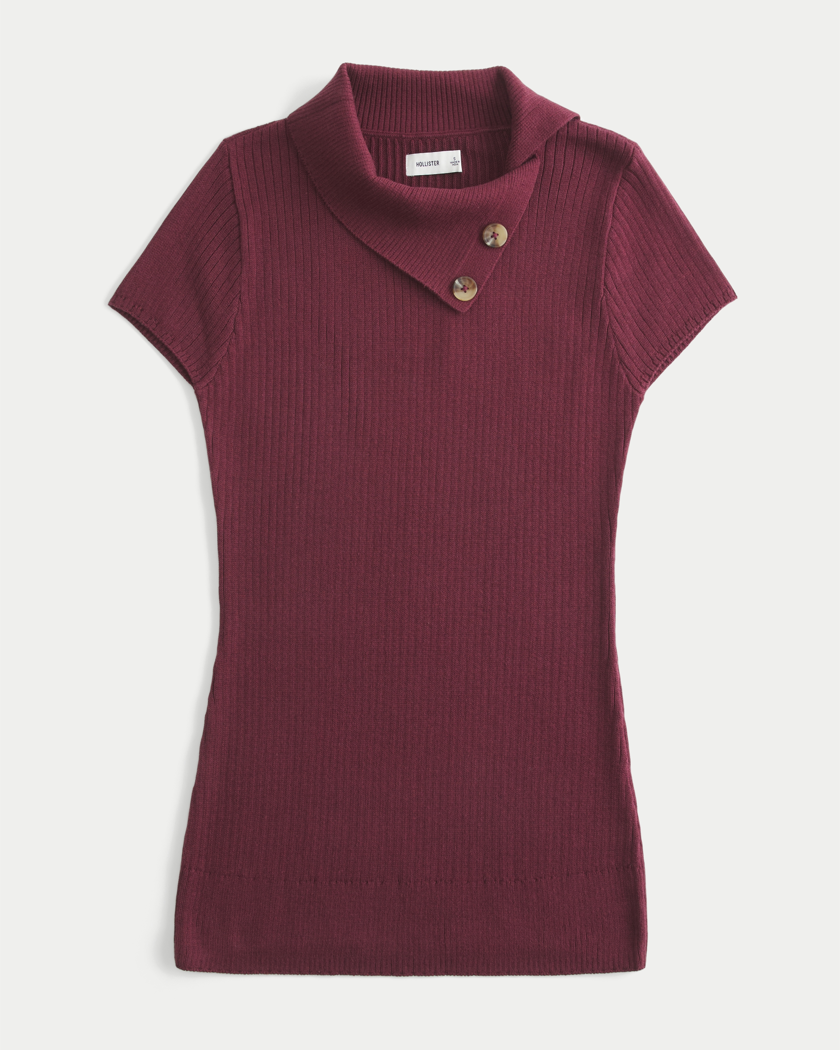 Tunic Short-Sleeve Sweater