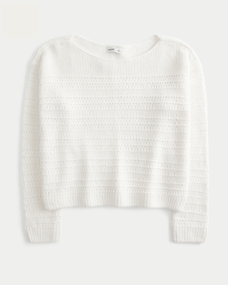 Slouchy Off-the-Shoulder Sweater