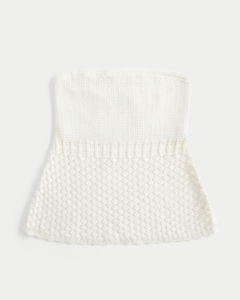 Women's Crochet-Style Sweater Tube Top | Women's Tops | HollisterCo.com