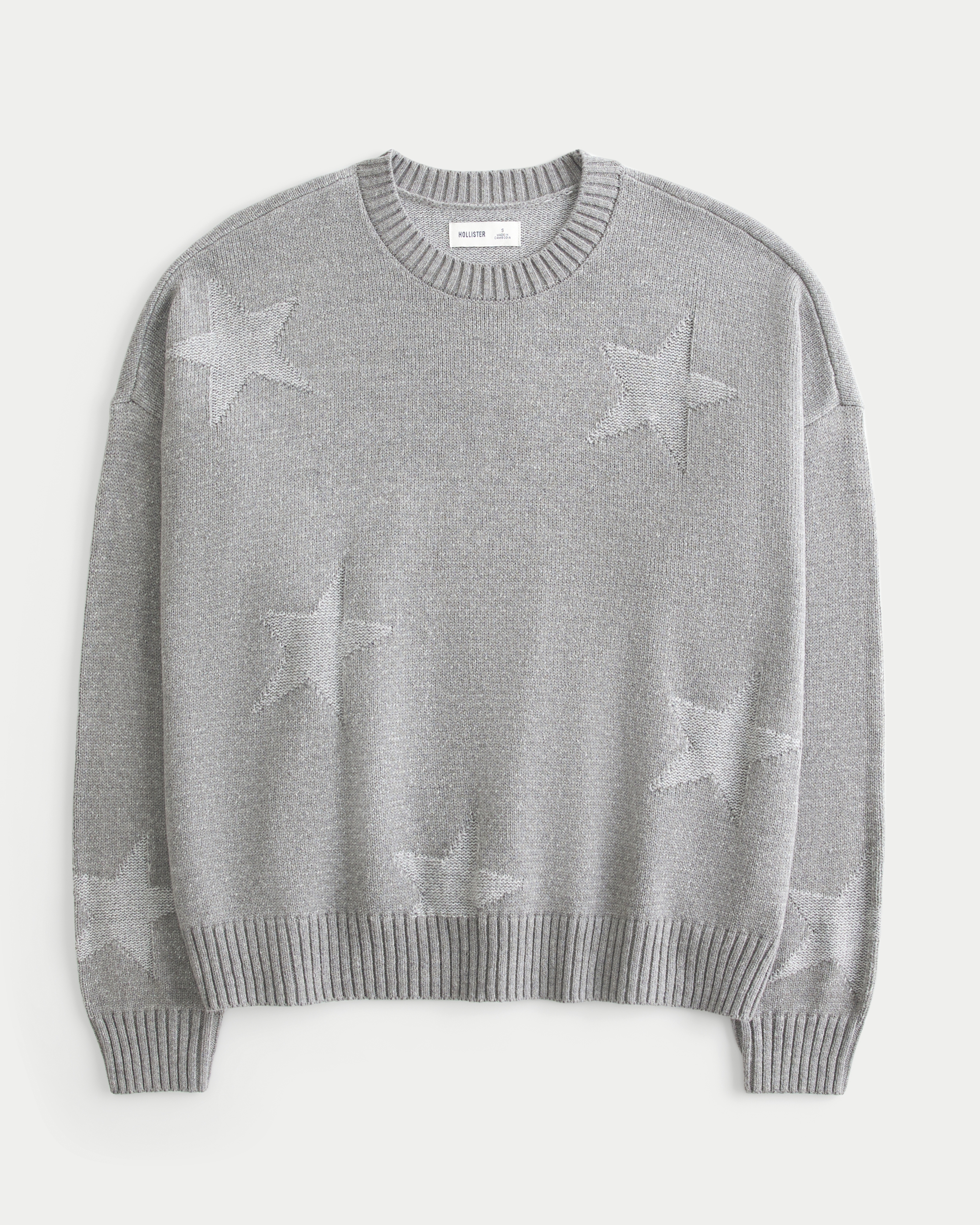 Easy Star Pattern Crew Sweater