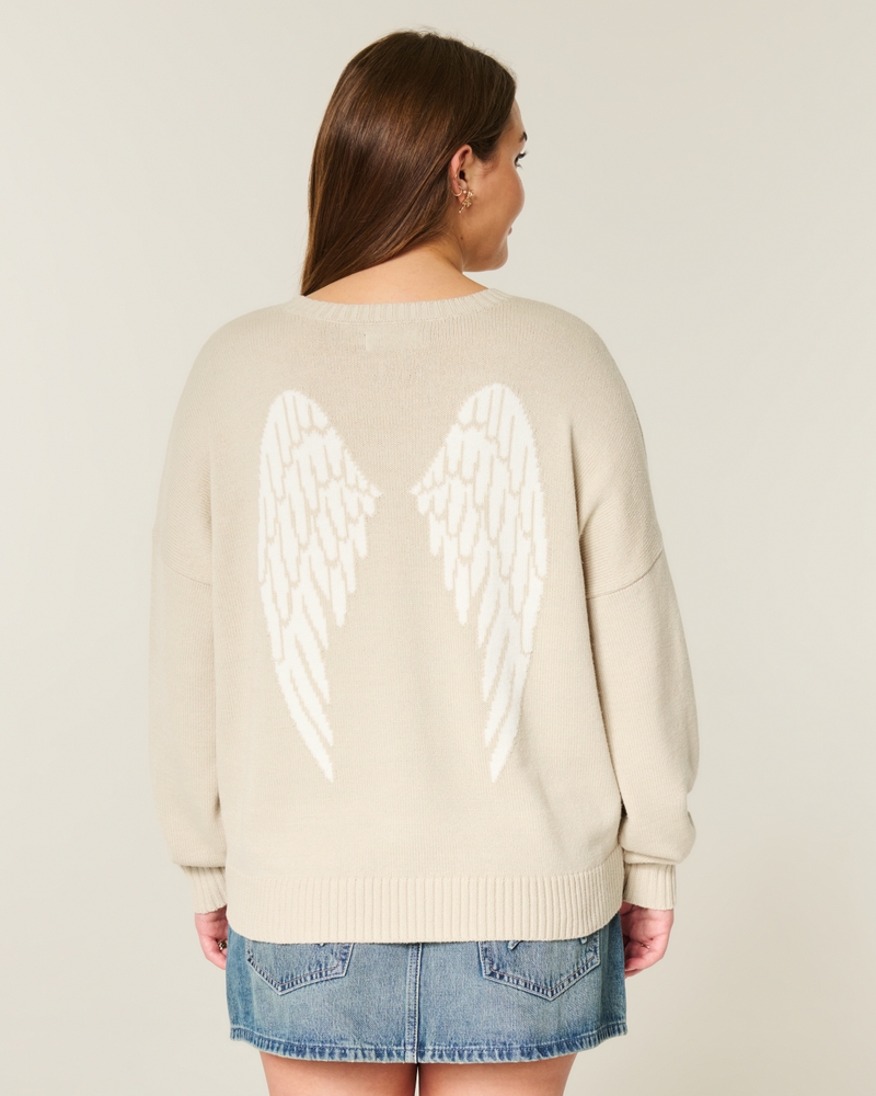 Easy Wings Graphic Crew Sweater