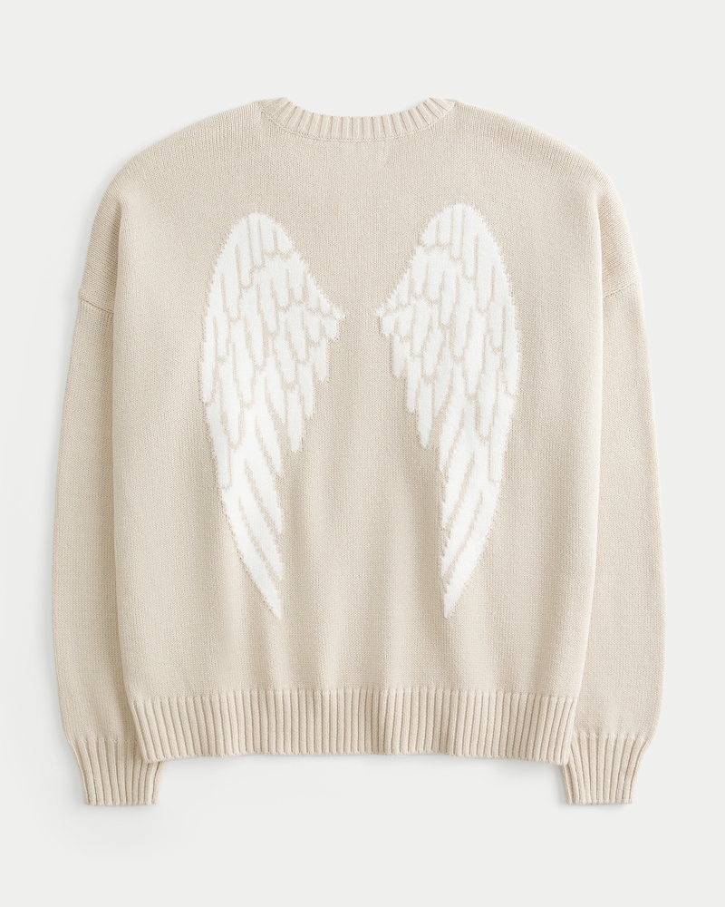 Easy Wings Graphic Crew Sweater