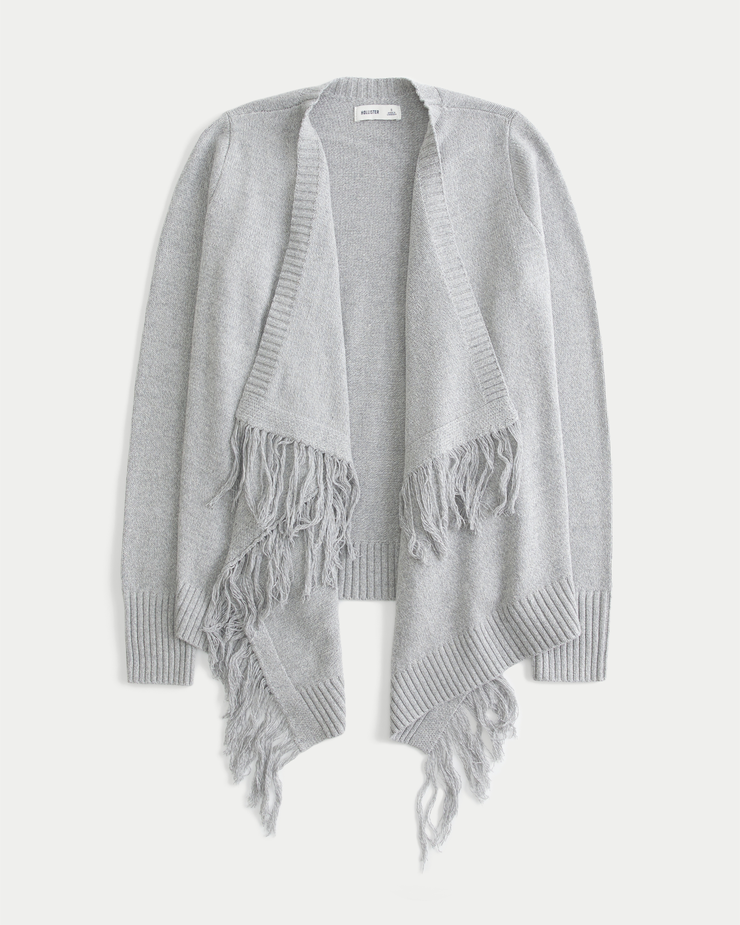 Easy Fringe No-Close Cardigan
