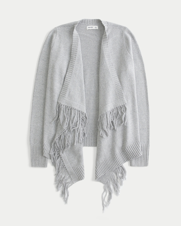 Easy Fringe No-Close Cardigan