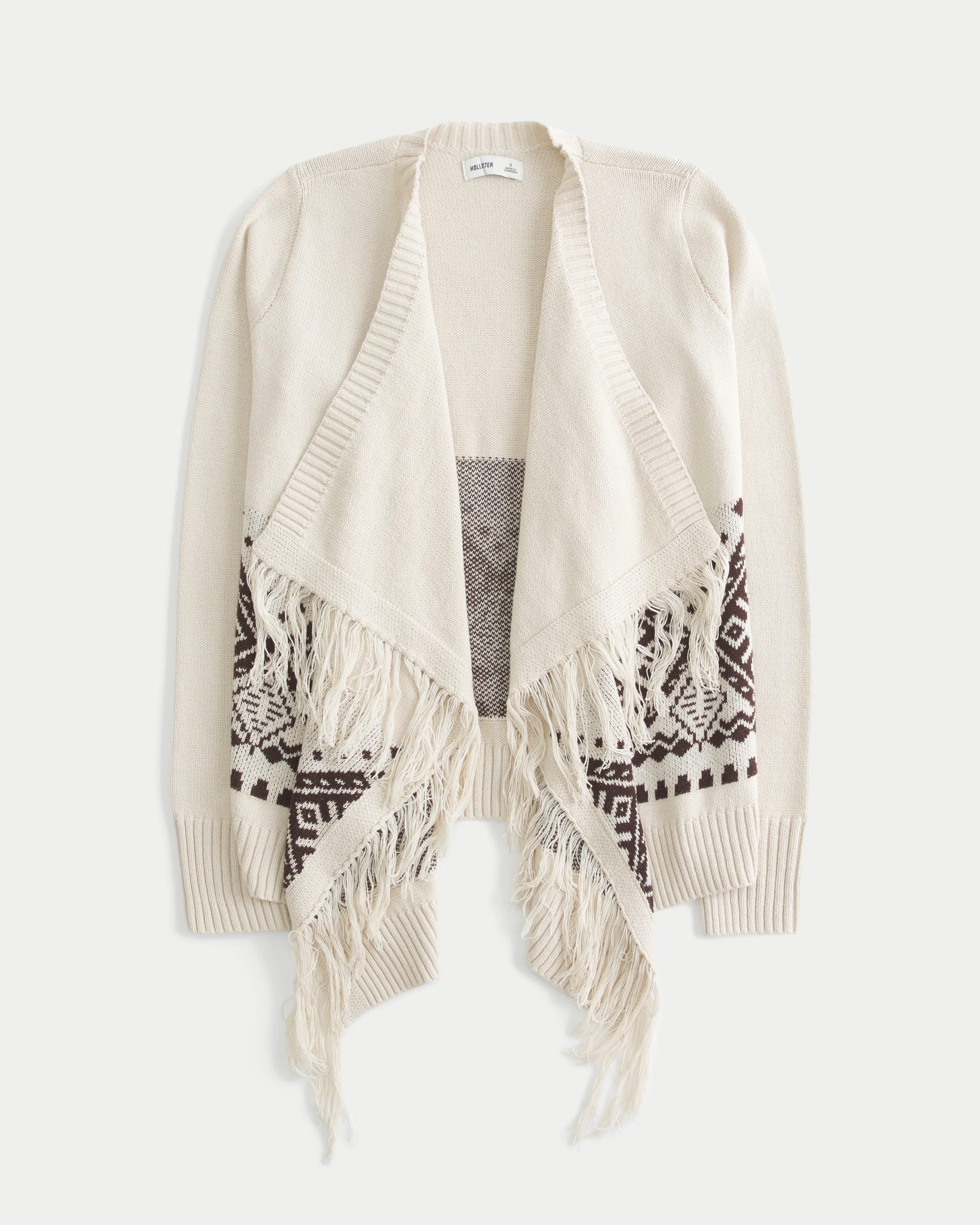Easy Fringe No-Close Cardigan