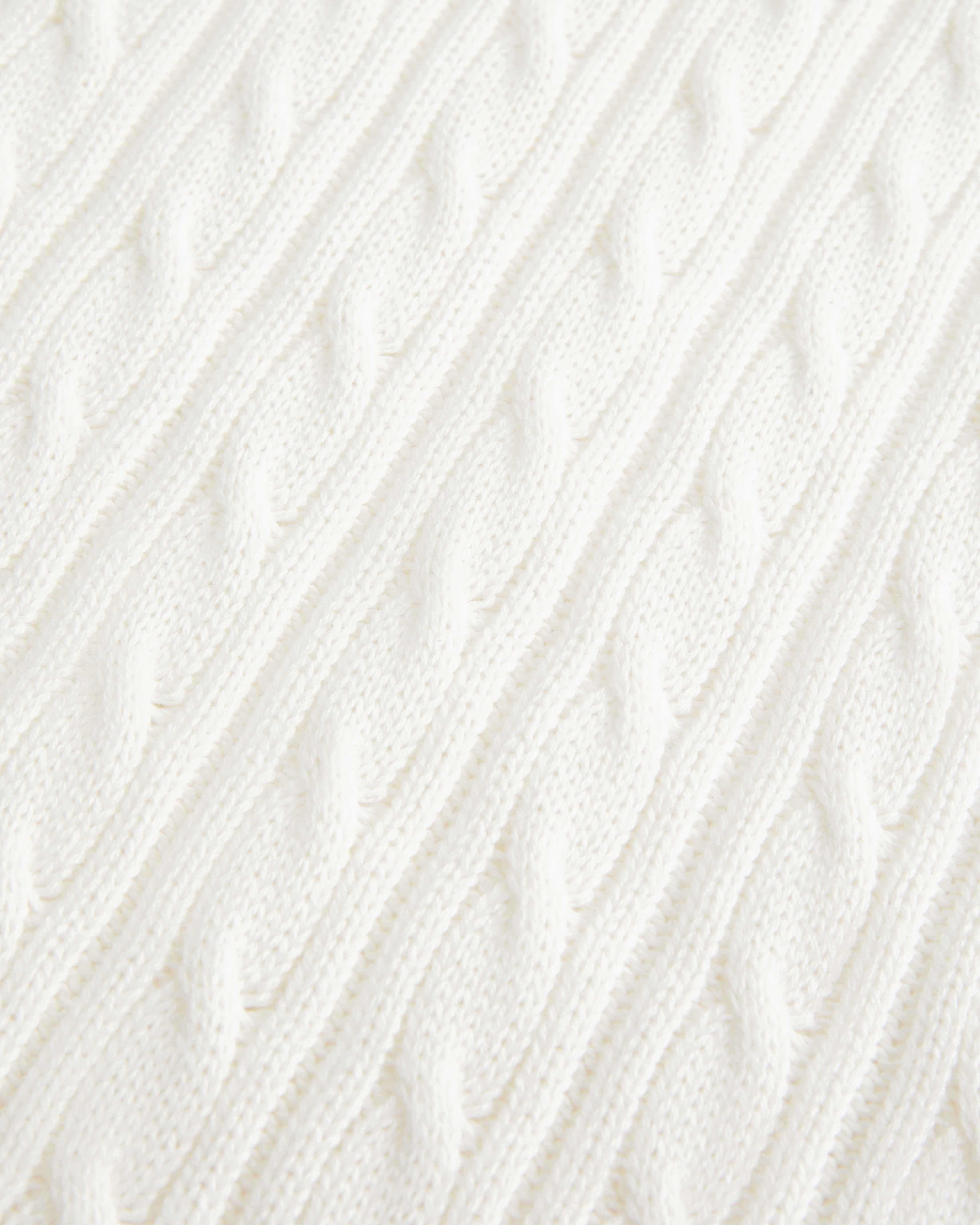 Cable-Knit Icon Crew Sweater