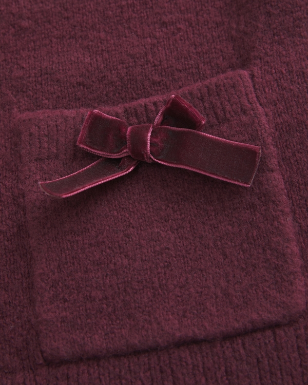 Hollister Comfy Cloud Bow Pocket Cardigan