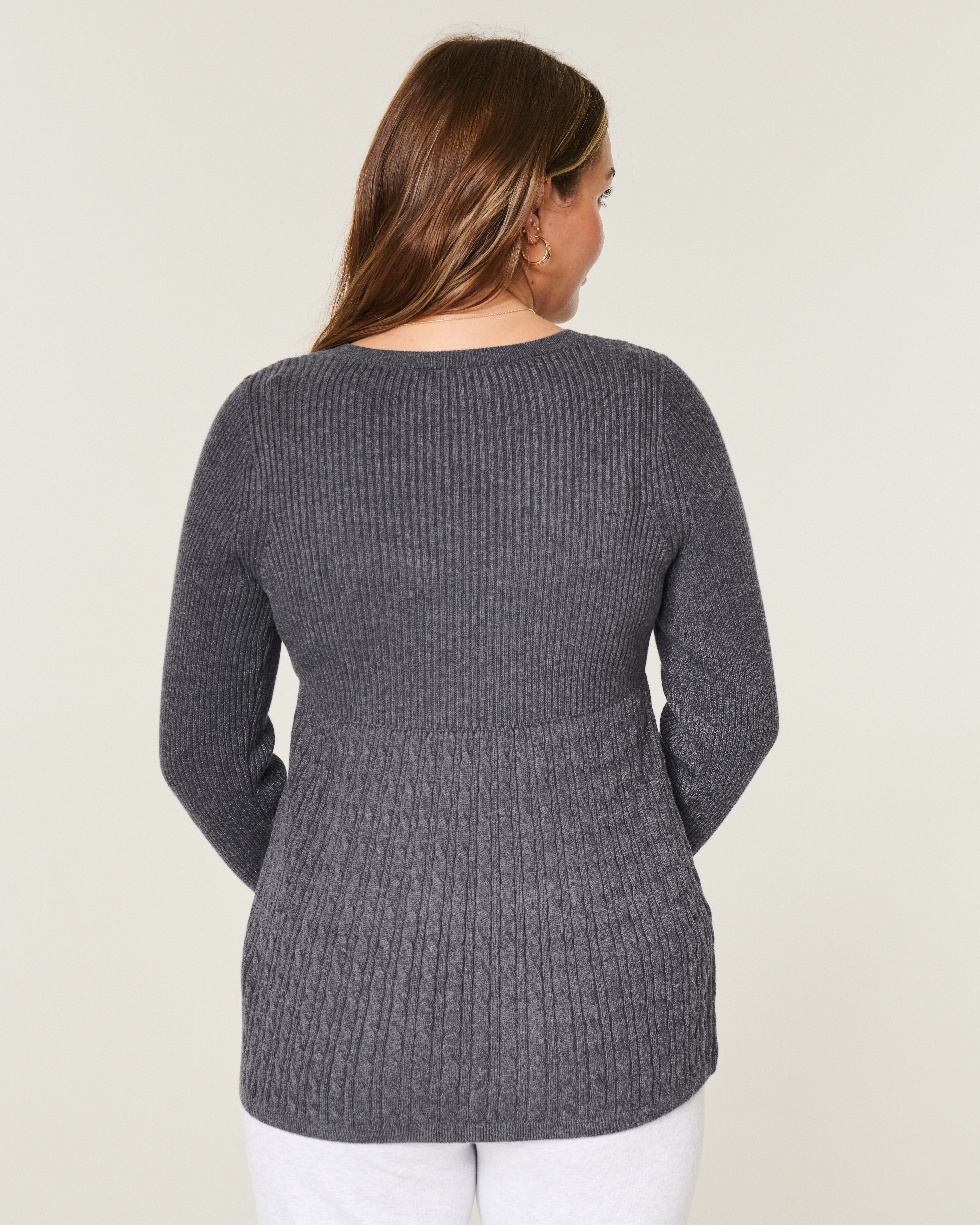 Long-Sleeve Square-Neck Babydoll