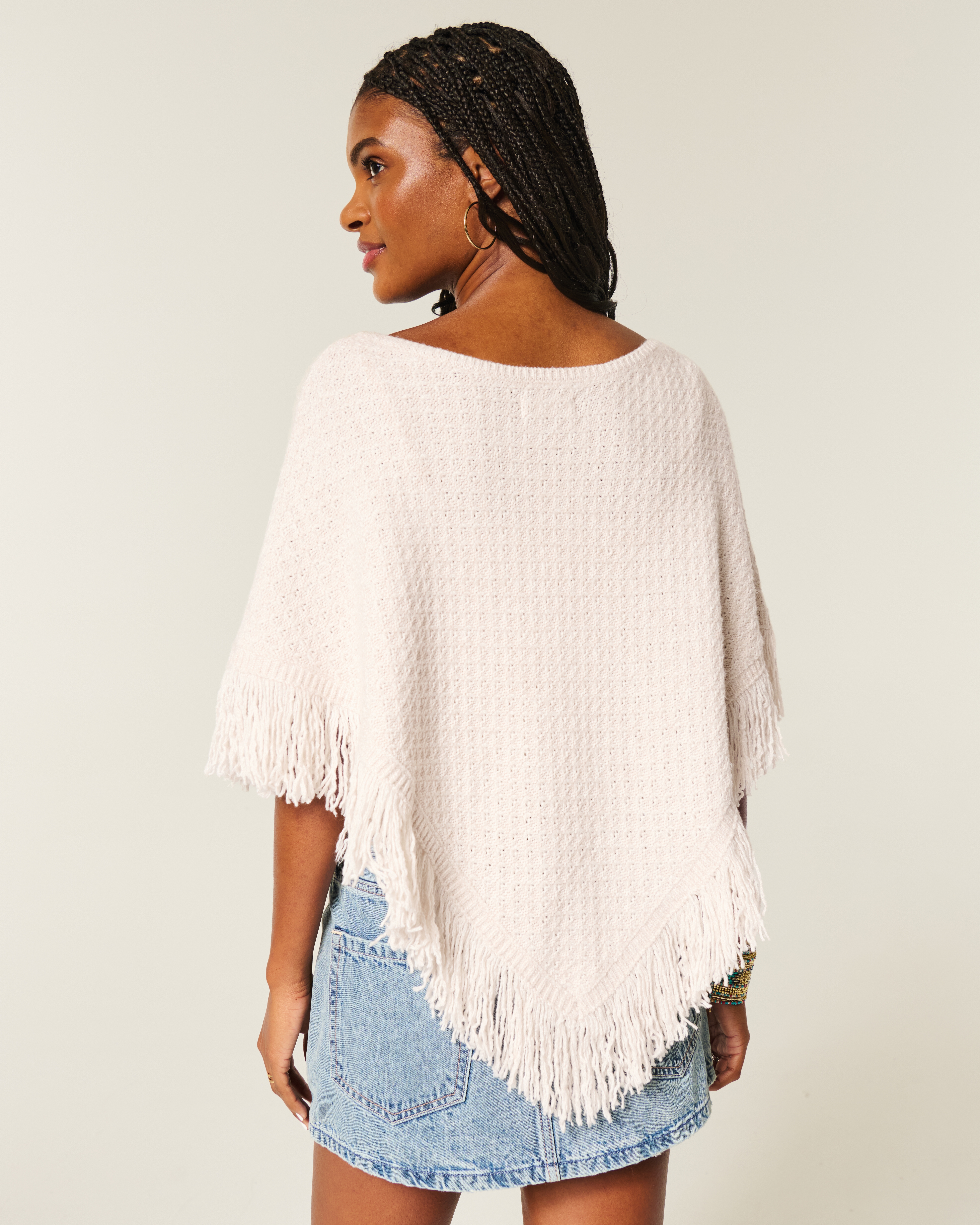 Easy Fringe Poncho