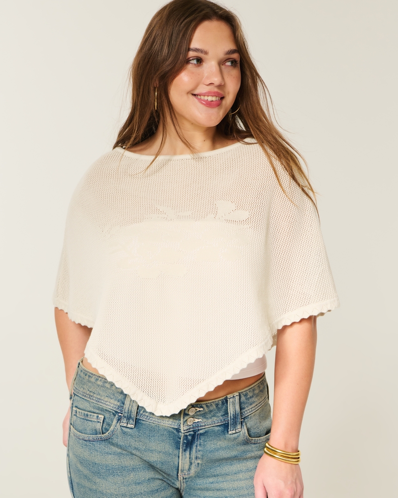 Easy Floral Poncho