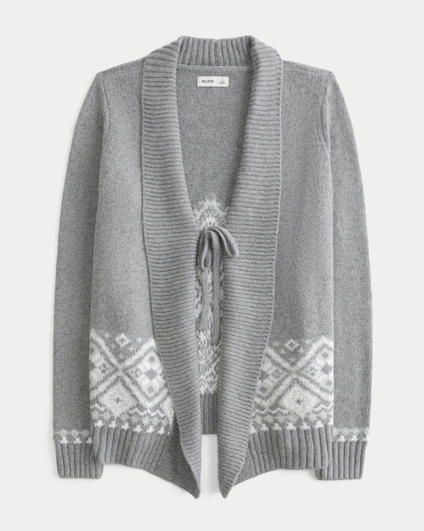 Boho Tie Front Cardigan