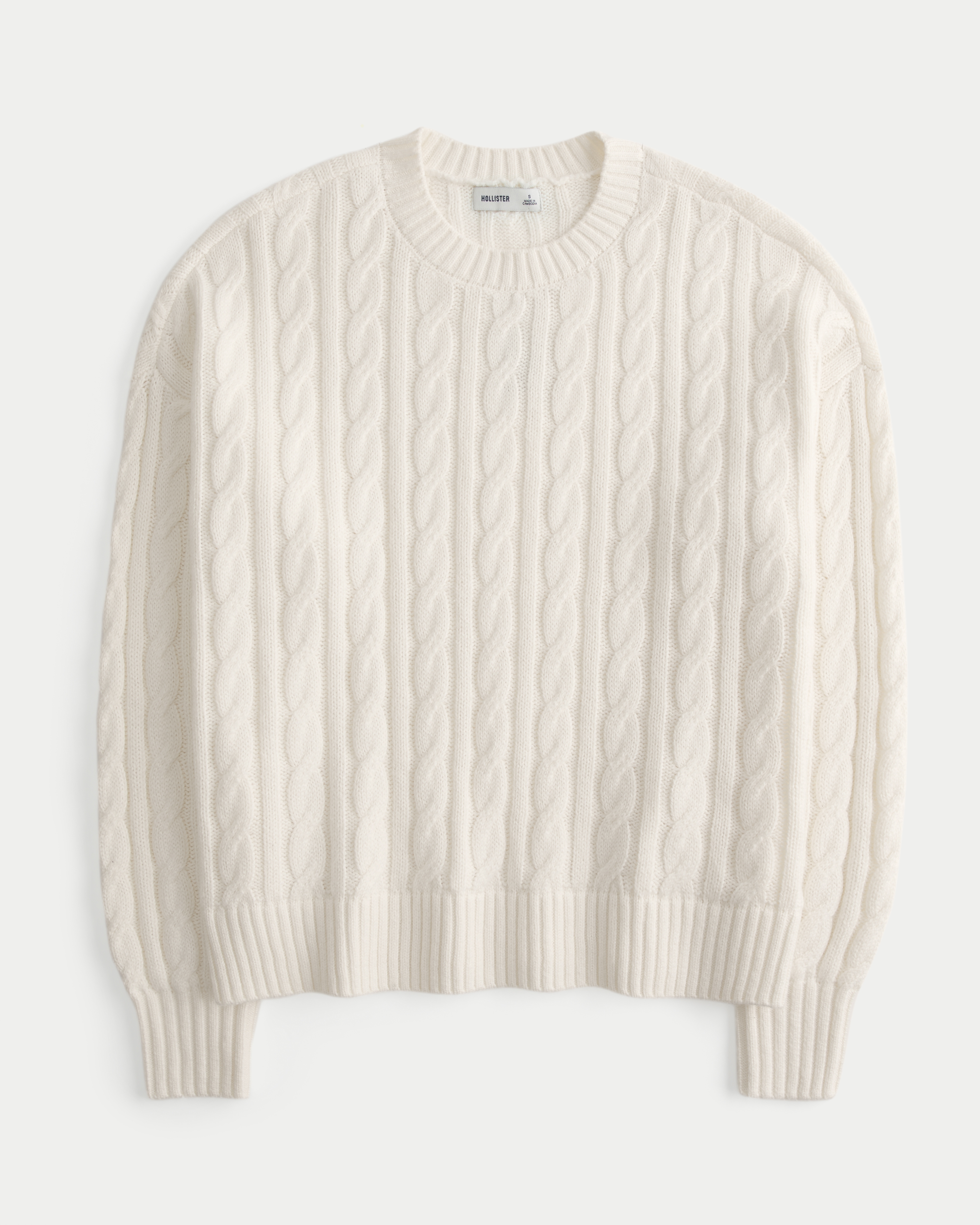 Hollister Rory Cable Crew Sweater