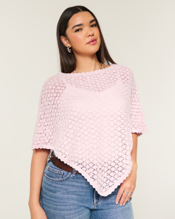 hollister ニット　トップス Next：日本 ホワイト - Hollister ロゴ ケーブルニット Vネック