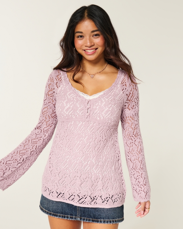 ウィメンズ プルオーバーセーター | Hollister Co.