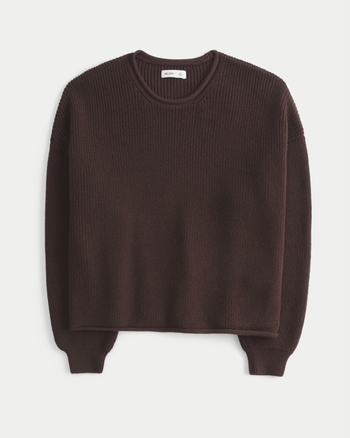 Hollister Women's Easy Roll-Neck Crew Sweater | Women's New Arrivals | HollisterCo.com