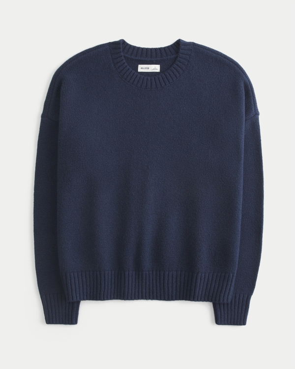 Hollister Rory Crew Sweater, Navy view 1
