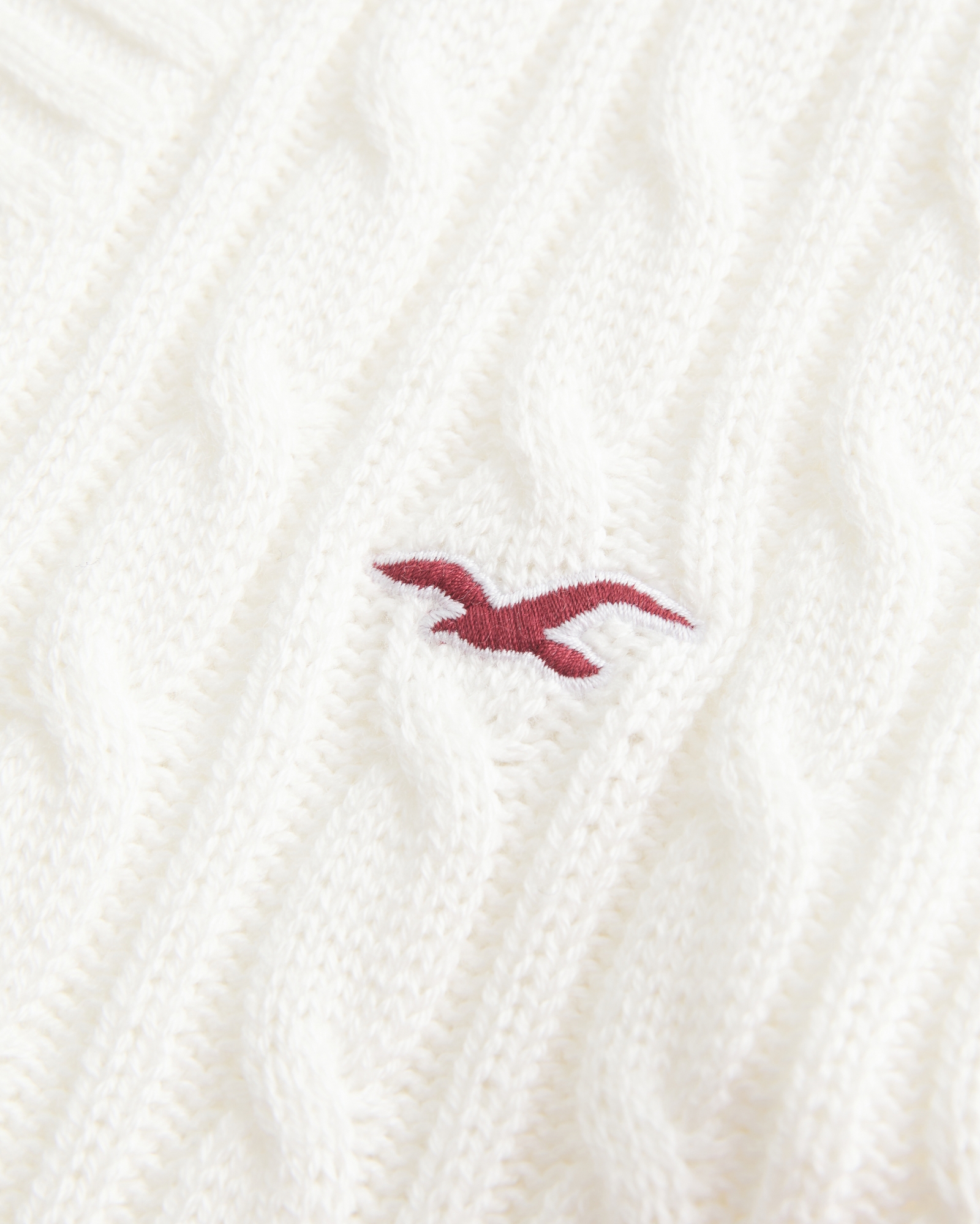 Women's Cable-Knit V-Neck Hoodie Sweater | Women's Clearance