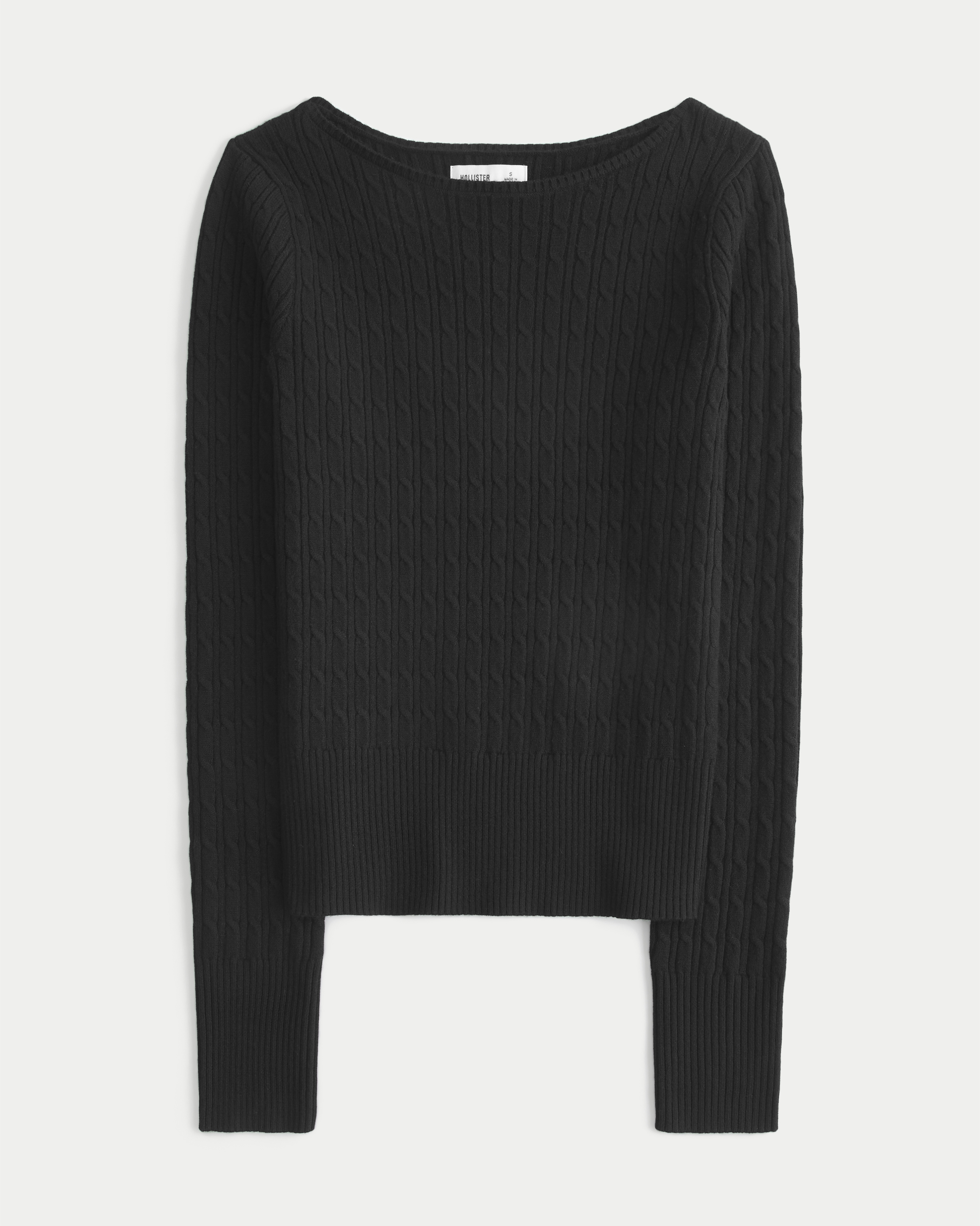 Slash-Neck Sweater