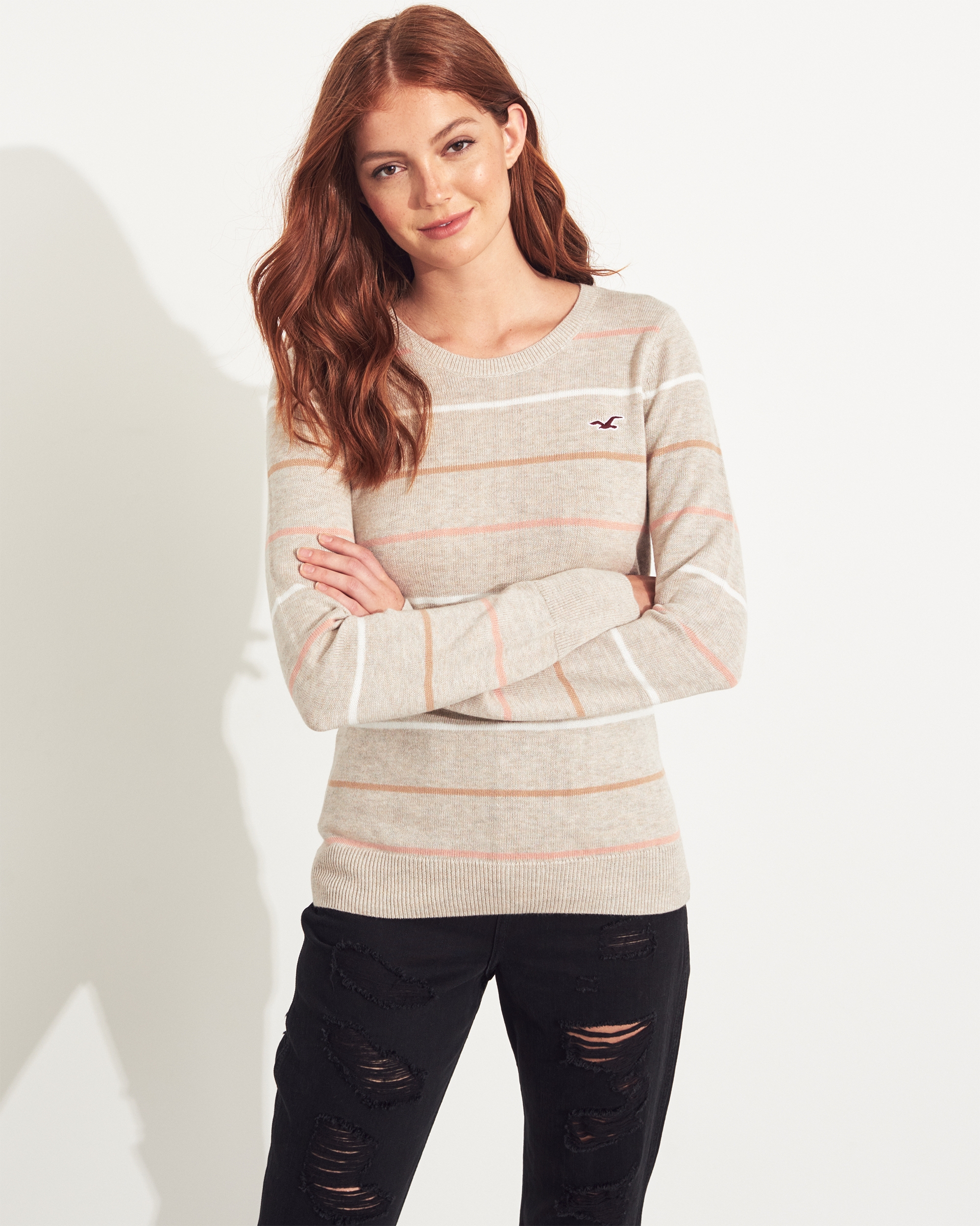hollister mustard sweater